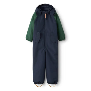 Liewood - Maddy Color-Blocked Ski Suit Made from Recycled Fibers | Night Blue