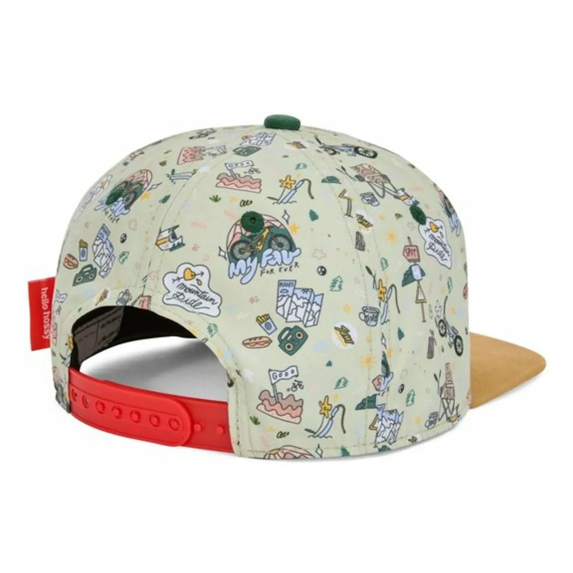 Hello Hossy - Mountain Ride Flat Cap Made from Recycled Fibers | Light Yellow