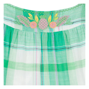 Bonton - Nymphea Square Strapless Dress | Green