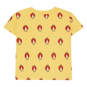 The Campamento - Coccinelles Organic Cotton Baby T-Shirt | Yellow