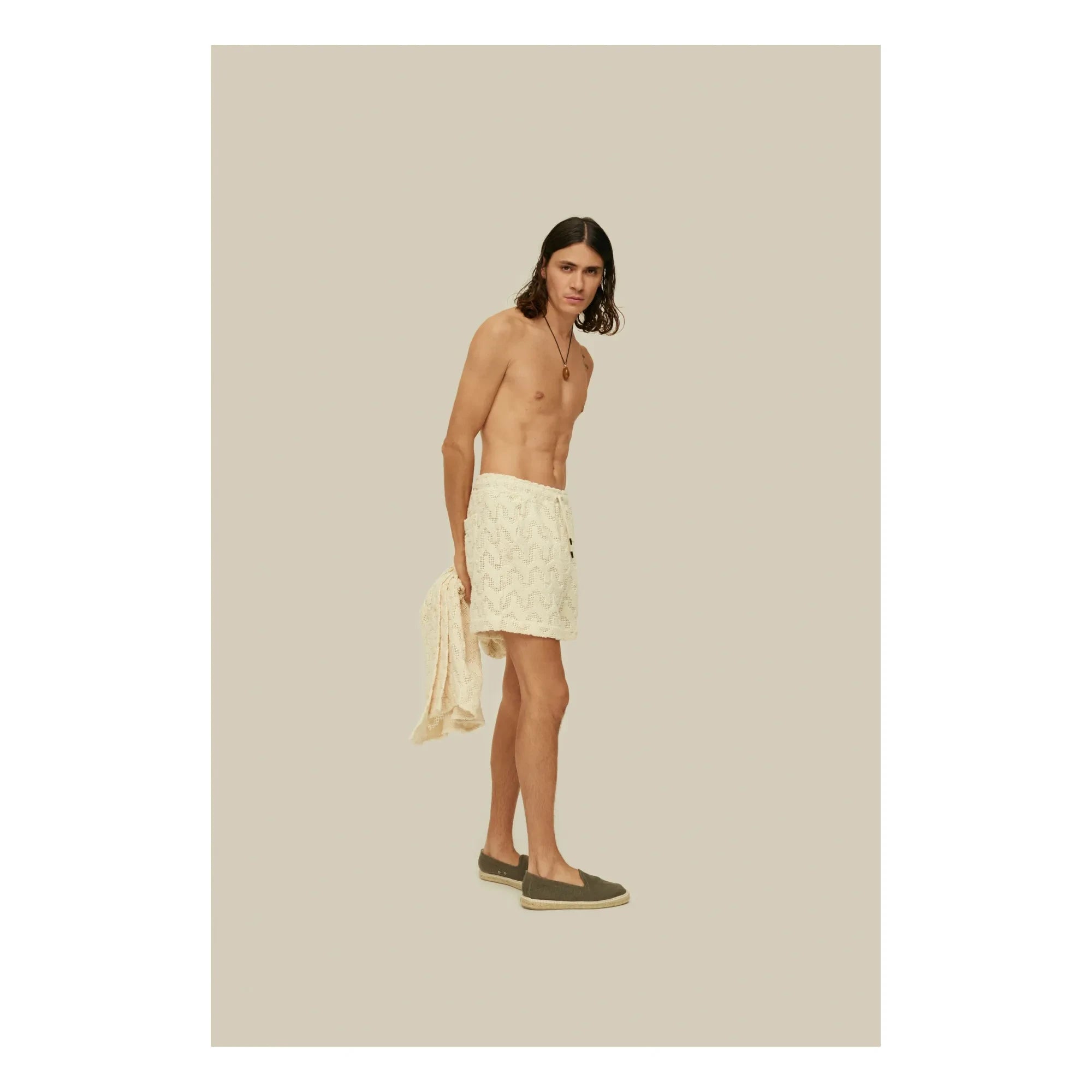 OAS - Atlas Knit Shorts | Ecru
