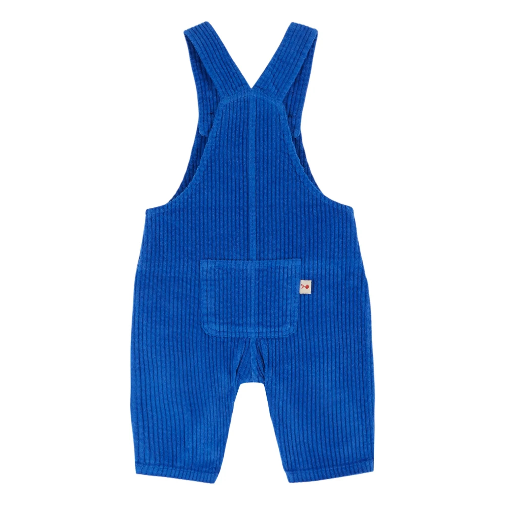 Emile et Ida - Ribbed Velvet Overalls | Royal Blue
