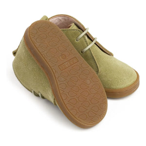 Lazare - Raoul Suede Lace Sneakers | Almond Green