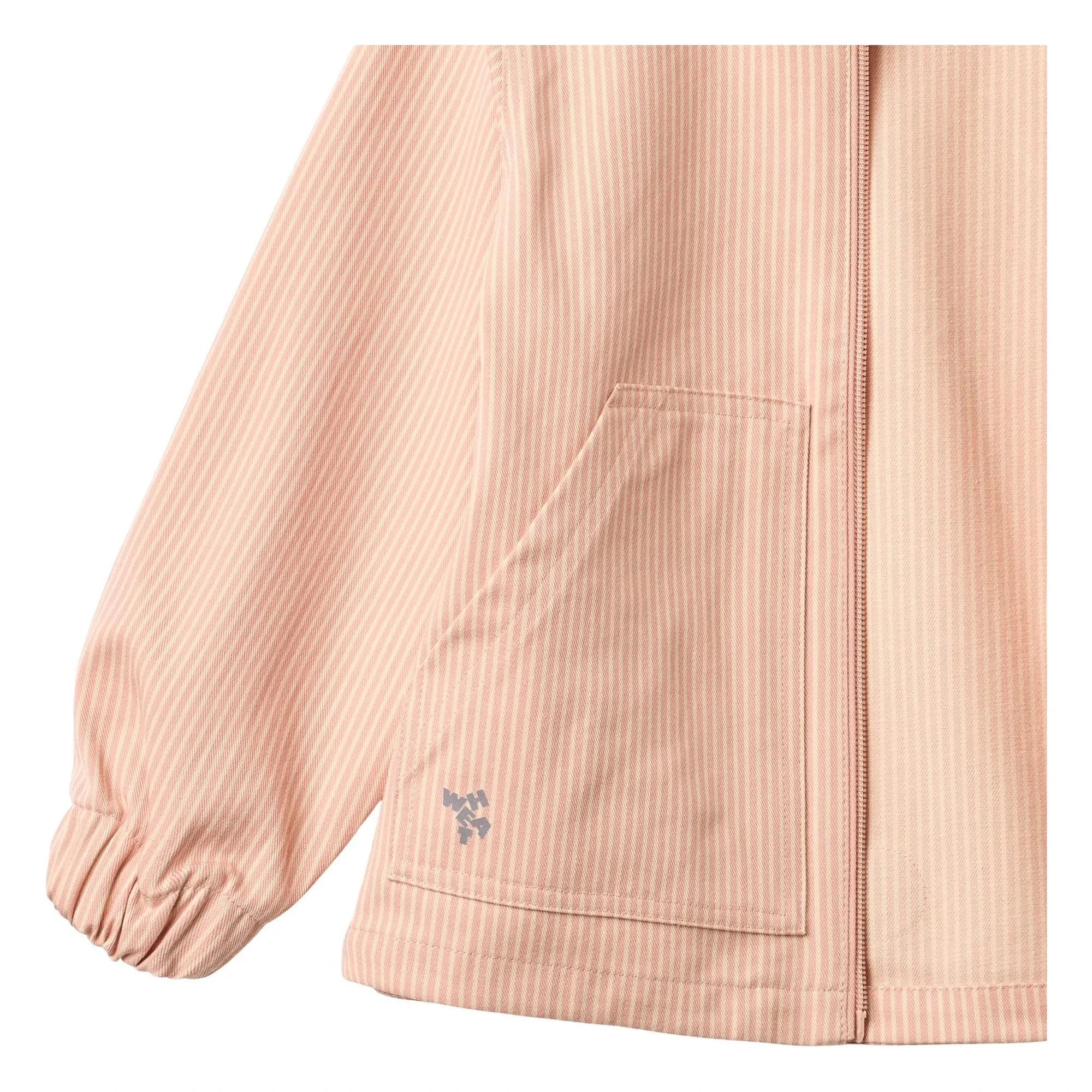 Wheat - Bofo Striped Organic Cotton Jacket | Peach
