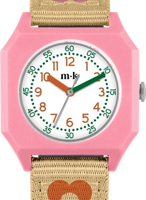 Mini Kyomo - Seventies Flowers Watch - Mini Kyomo x Taxi Brousse | Beige