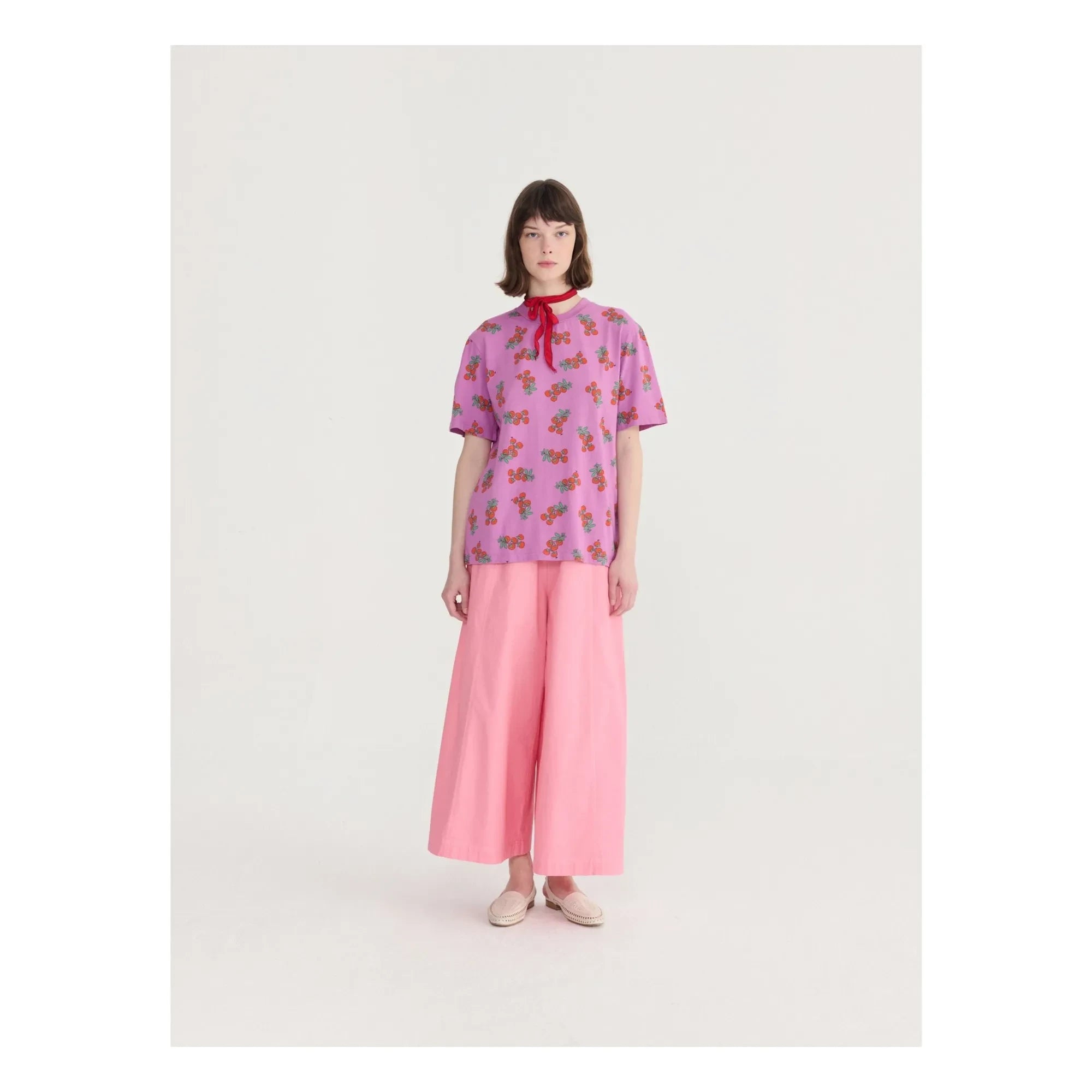 Bobo Choses - Paper Touch Organic Cotton Pants | Pink