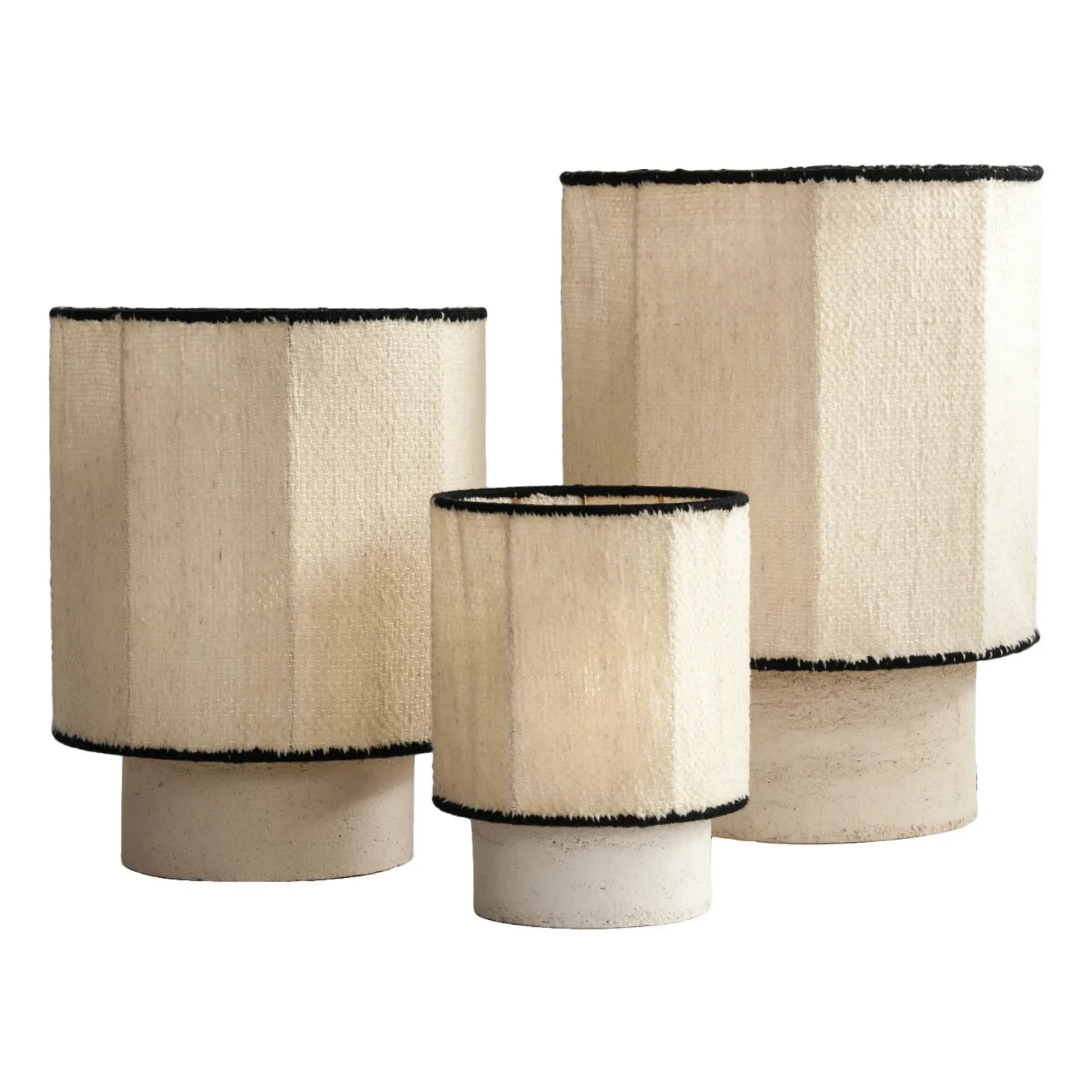 Maison de Vacances - Kalé Stoneware Lamp | White