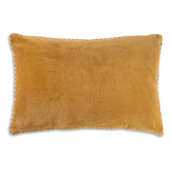 Le Monde Sauvage - Yuki Ocher Reversible Velvet Cushion