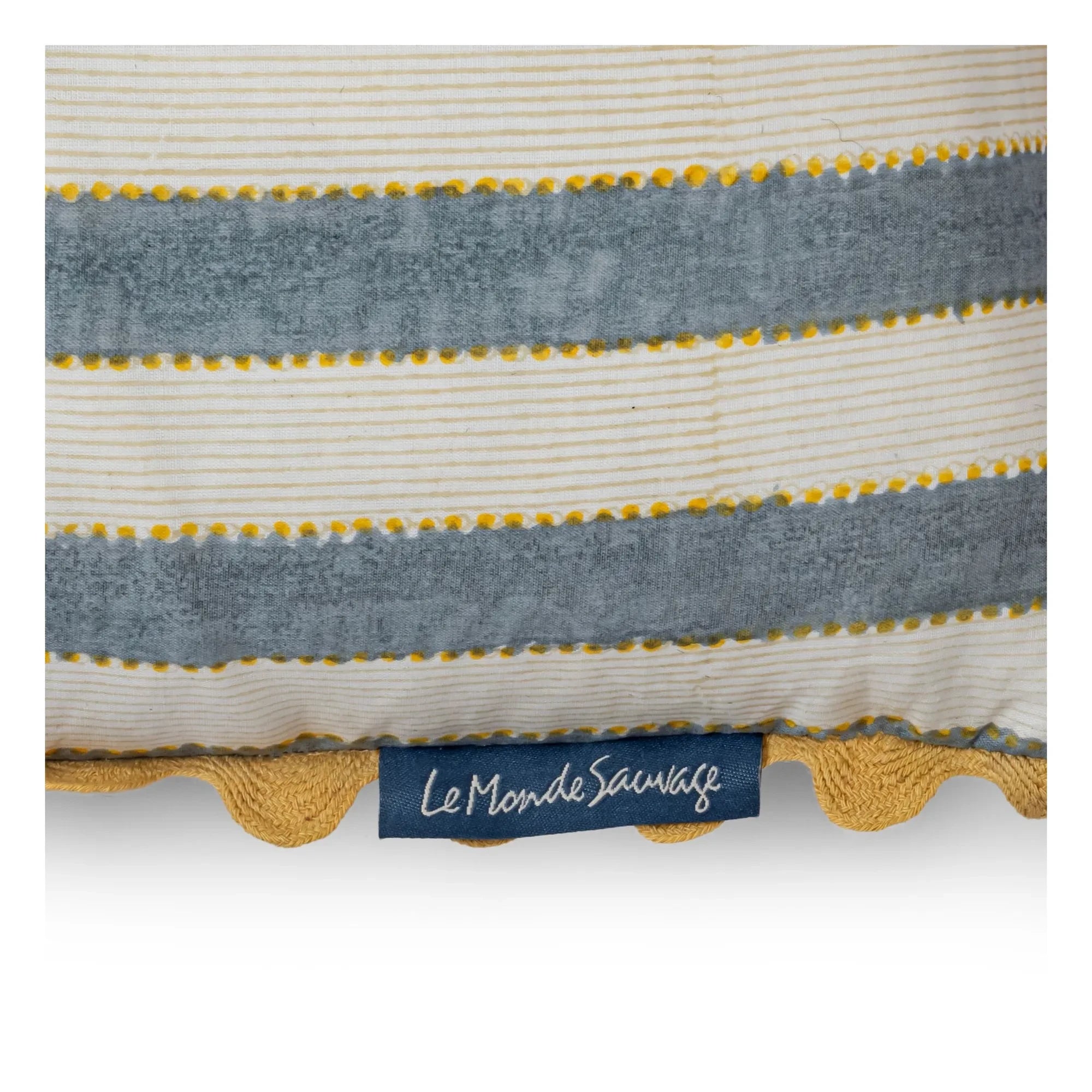 Le Monde Sauvage - Super Nova Key West pillowcase | Blue