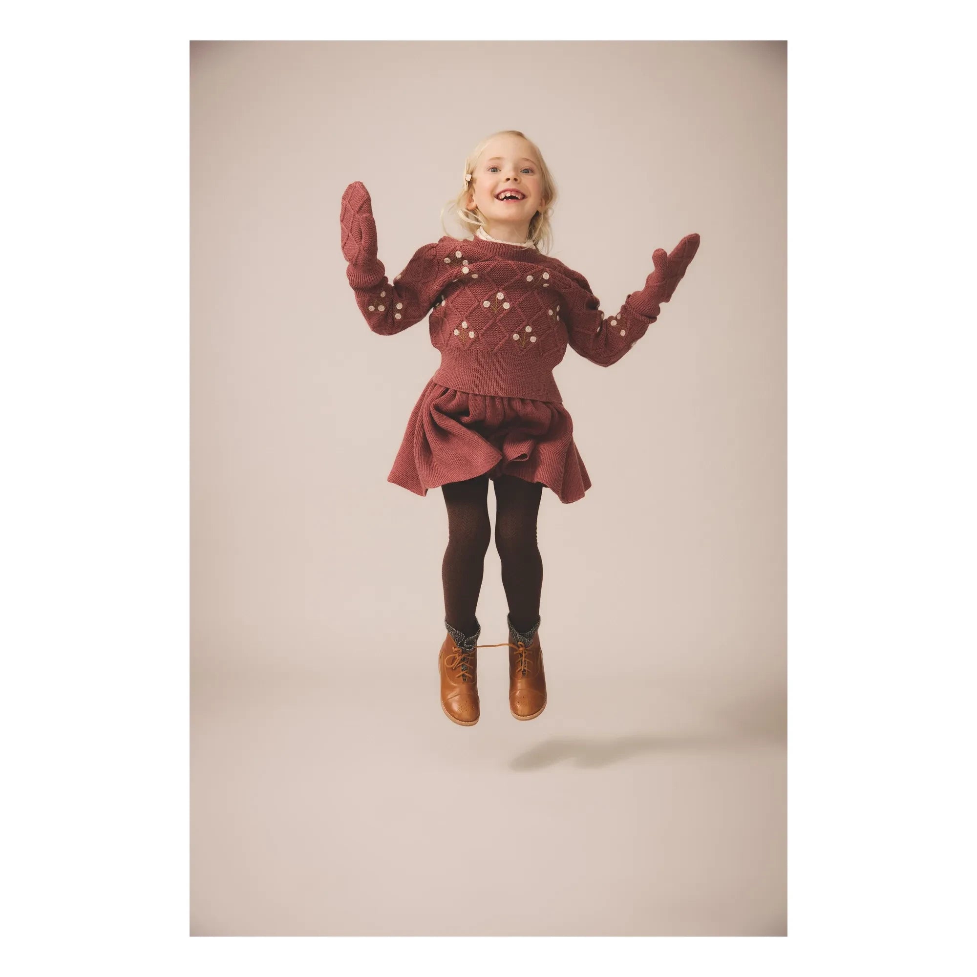 Soor Ploom - Herringbone Socks | Dark Plum