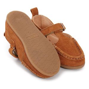 Lazare - Babies Olive Suede | Camel