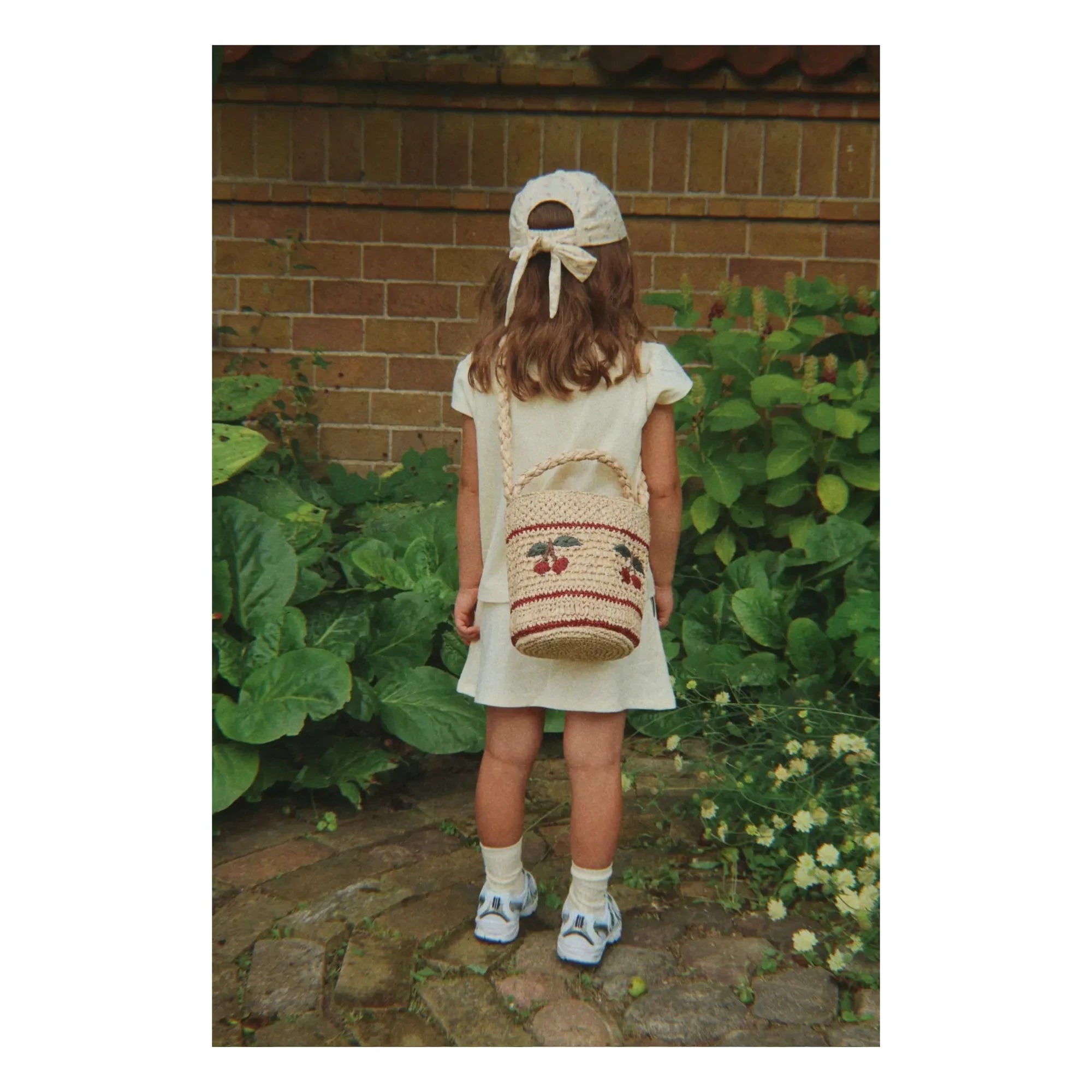 Konges Sløjd - Florita Cerises organic cotton skirt | Ecru