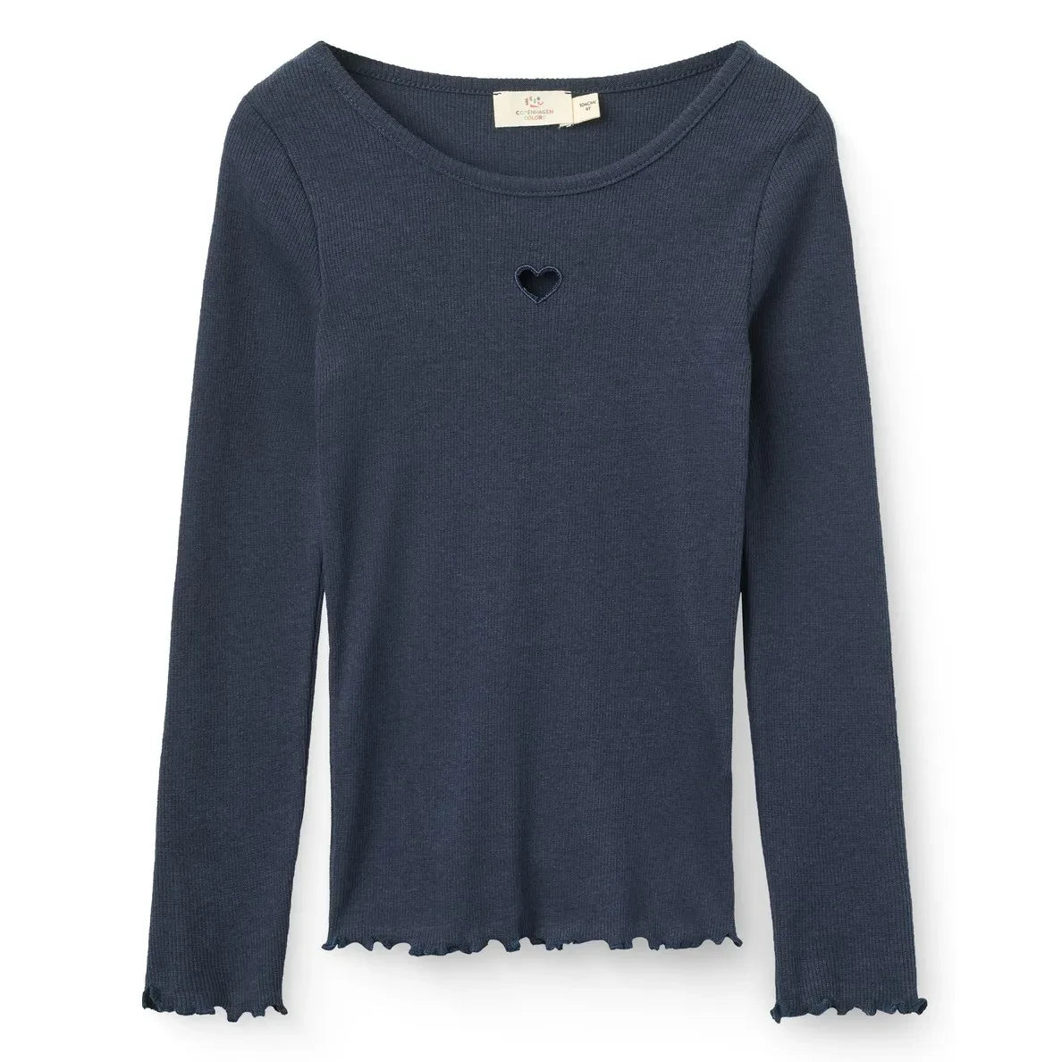 Copenhagen Colors - Modal Heart T-Shirt | Navy
