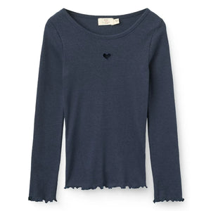 Copenhagen Colors - Modal Heart T-Shirt | Navy