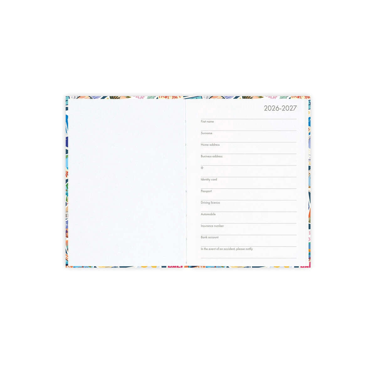 Legami - 2026/2027 16-Month Daily Photo Diary - Travel Stickers - Small