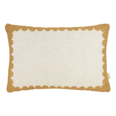 Nobodinoz - Vibes Rectangular Cushion - French Canvas | Mustard