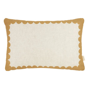 Nobodinoz - Vibes Rectangular Cushion - French Canvas | Mustard