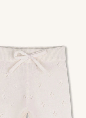 Chloé - Kaşmir Tişört ve Pantolon Takımı | Chalk