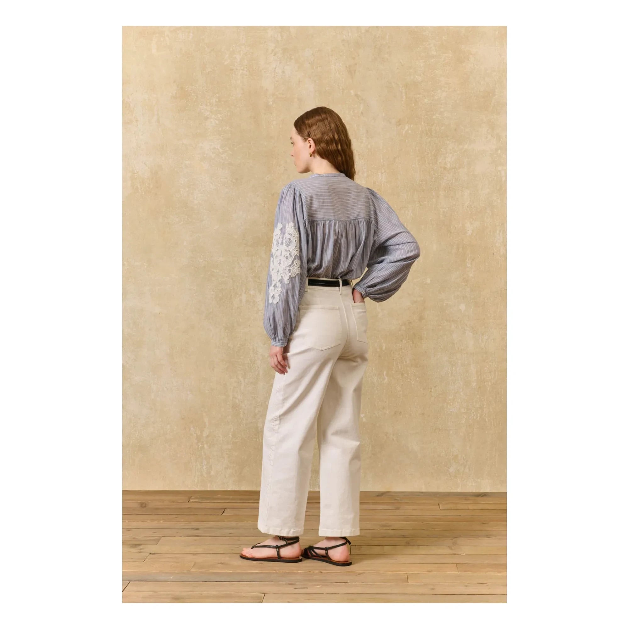 Louise Misha - Solange Cotton Pants | White