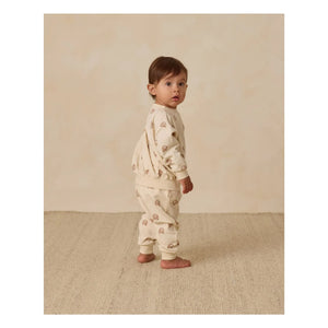 Quincy Mae - Organic Cotton Bear Sweatshirt | Ecru