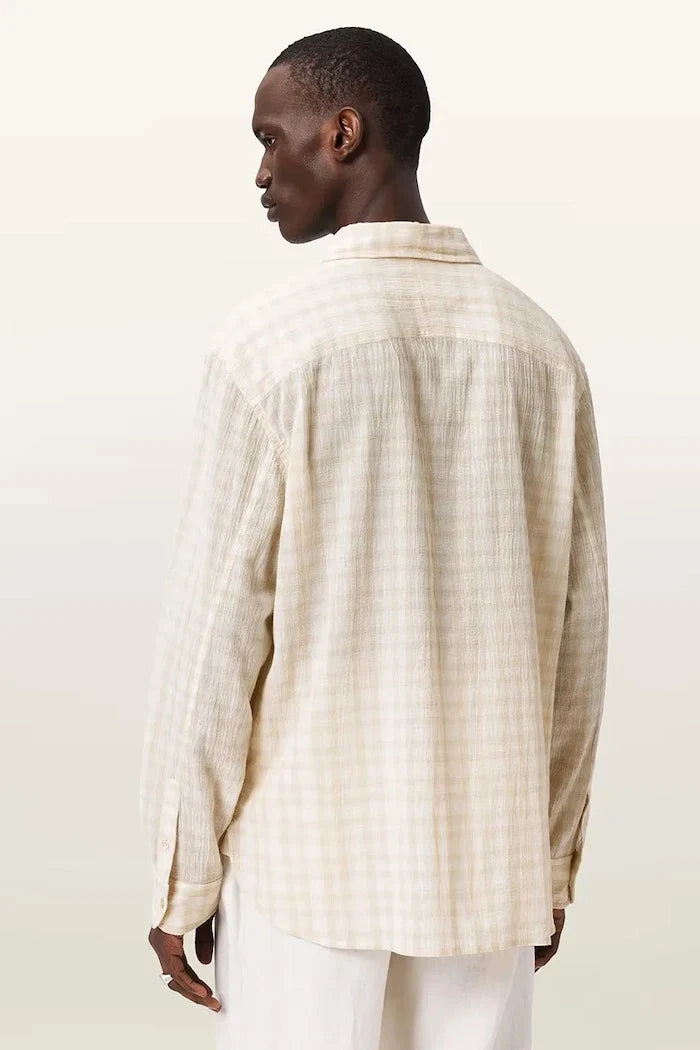 AllSaints Erkek Pamuklu Gömlek TOYA