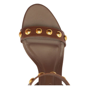 Farm Rio - Leather Block Sandals | Brown