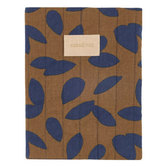 Nobodinoz - Hyde Park Blue Leaf Book Cover | Blue