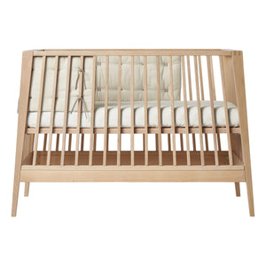 Leander - Linéa and Luna Organic Cotton Baby Crib Side Guard | Beige