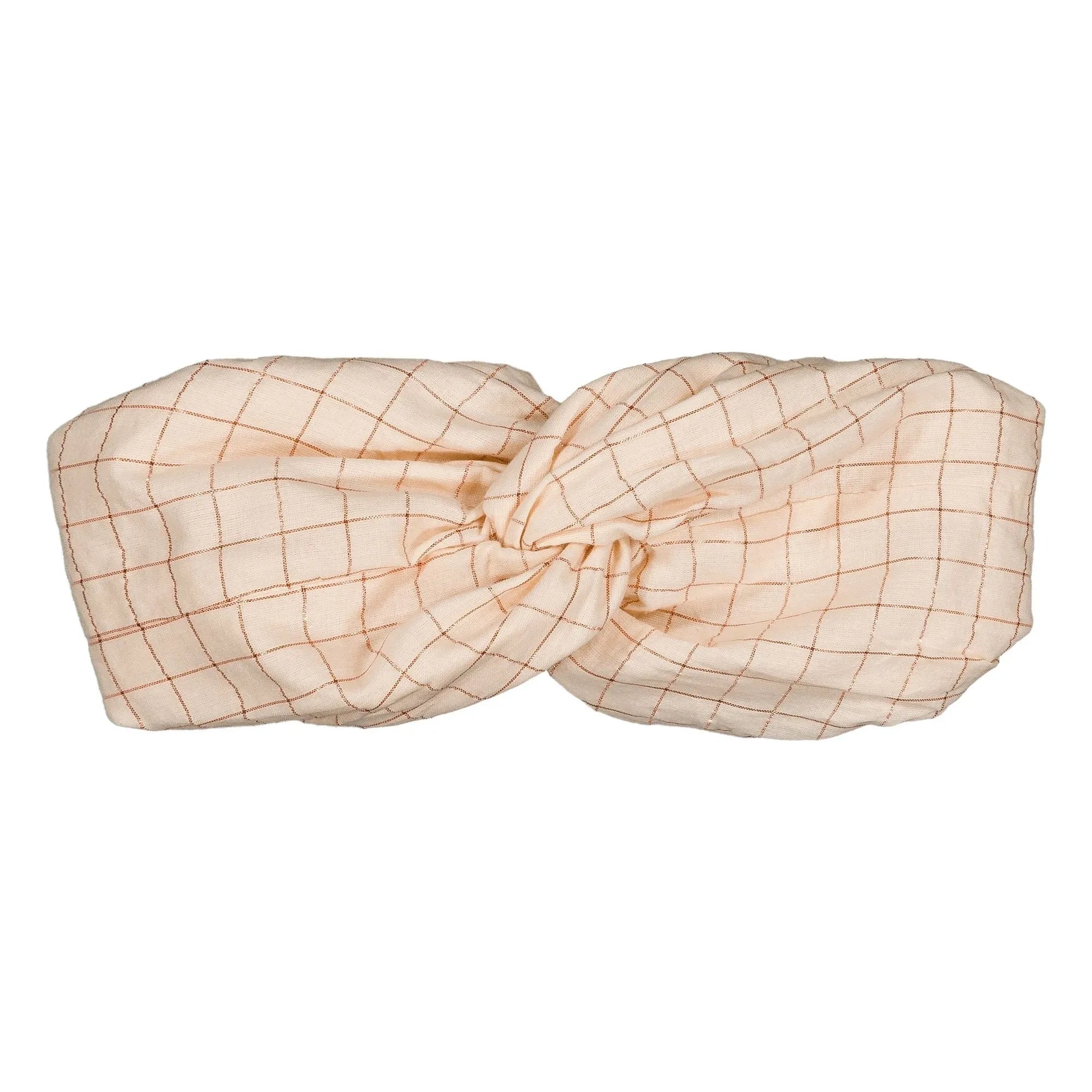 Louis Louise - Francesca Check headband | Pale Pink