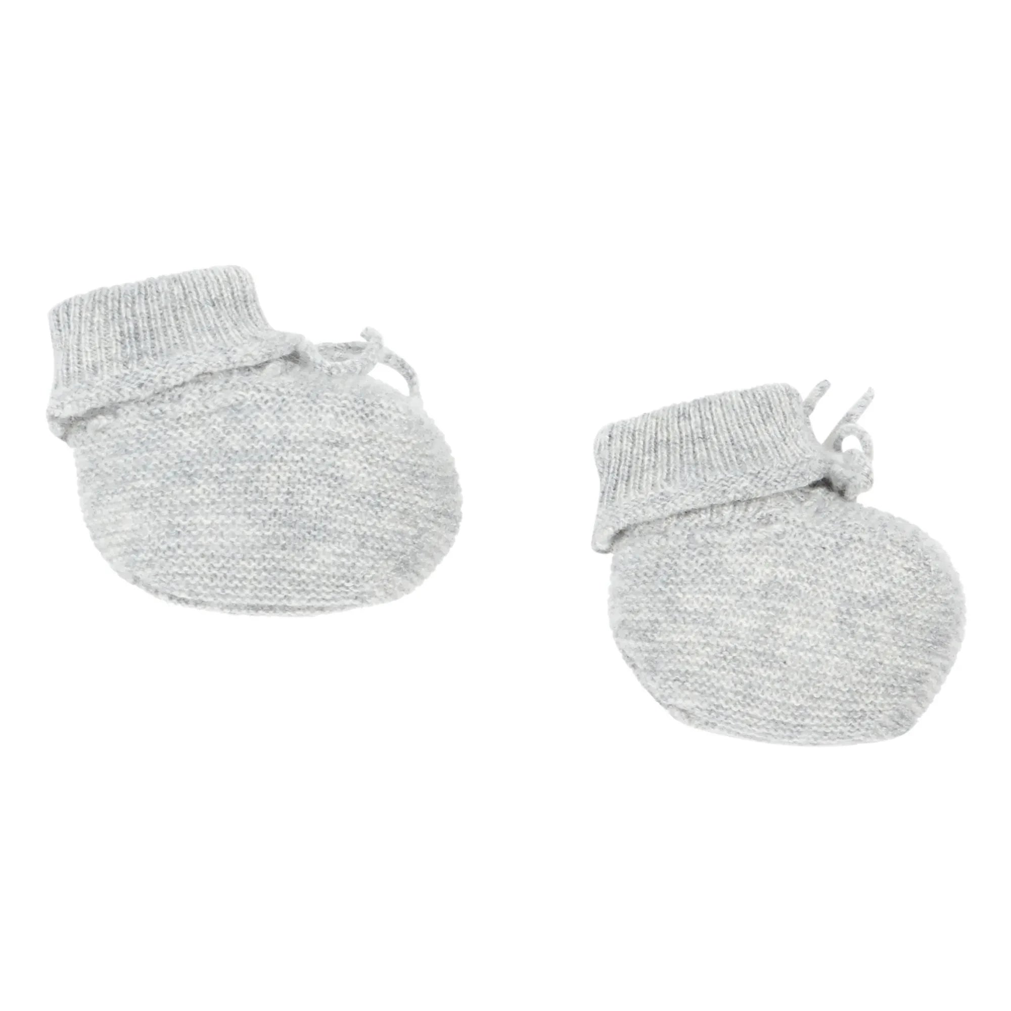 Bonpoint - Cashmere Booties | Heather gray