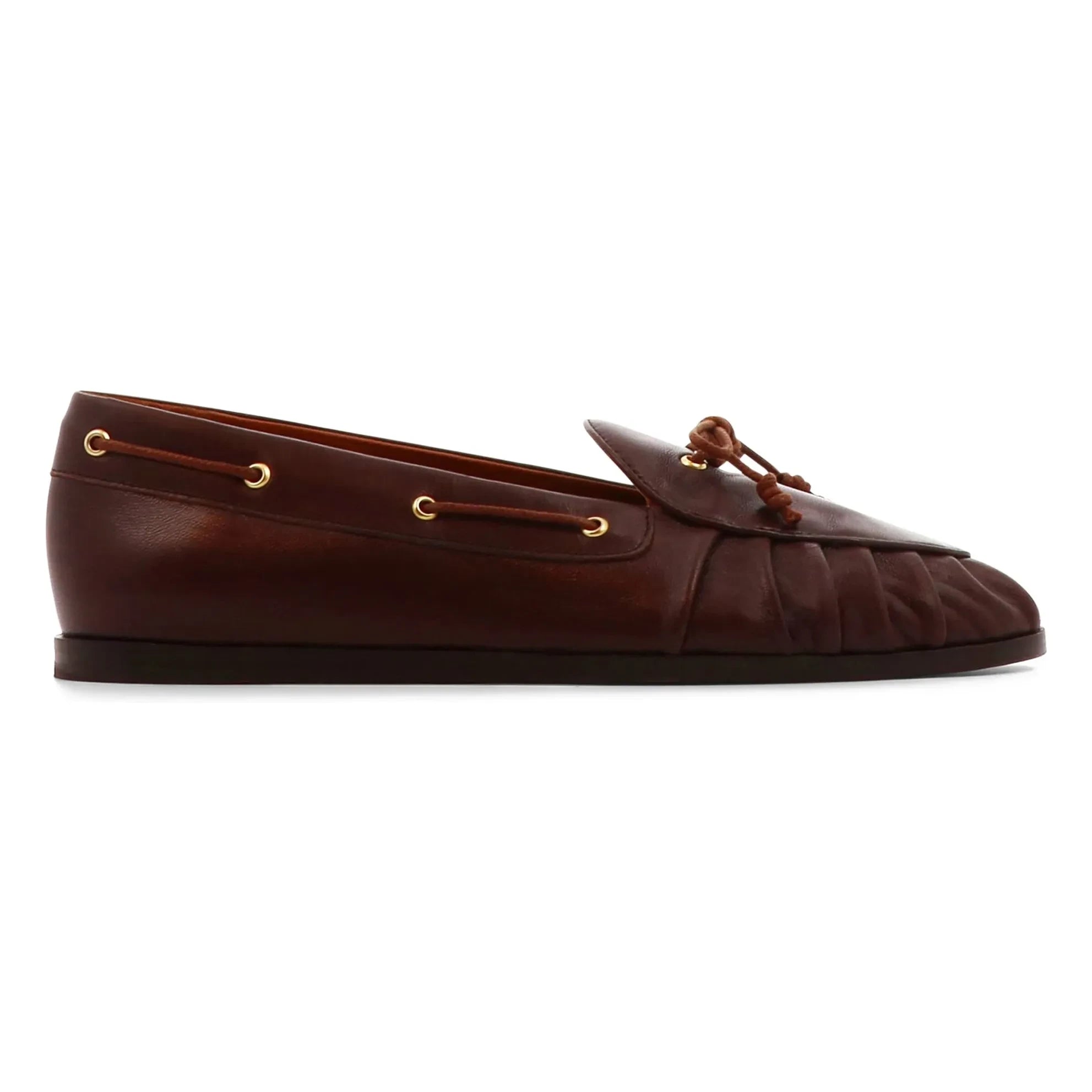 Socque Paris - Como Leather Slippers | Chocolate