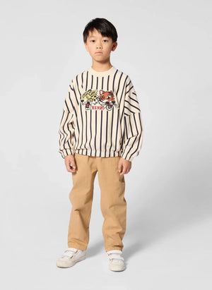 Kenzo - Elastik Paçalı Balon Pantolon | Bej