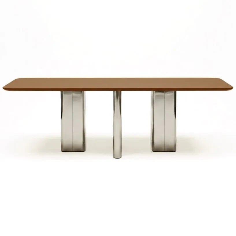 Gabrielle Paris - Chrysoline lacquered wood dining table | Caramel