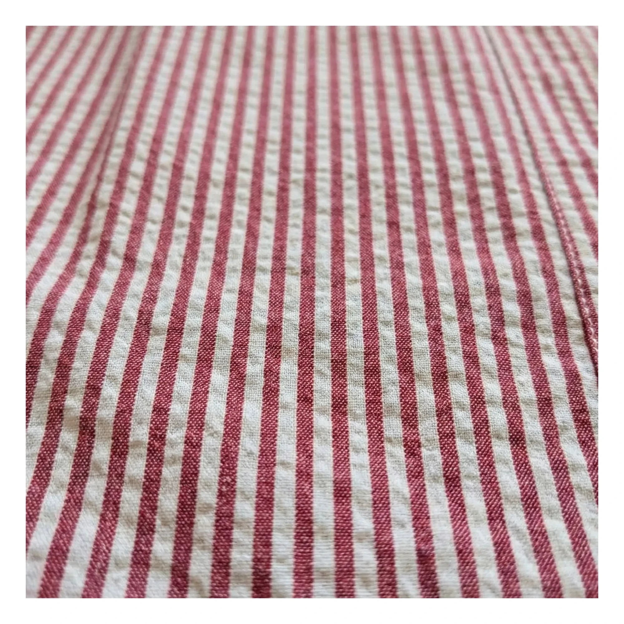 Smallable Kid - Sawyer Striped Shirt | Cherry Red