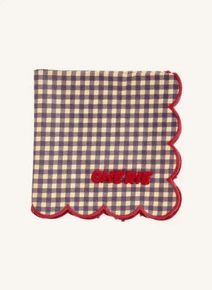 Rice - Cherie Napkin | Purple