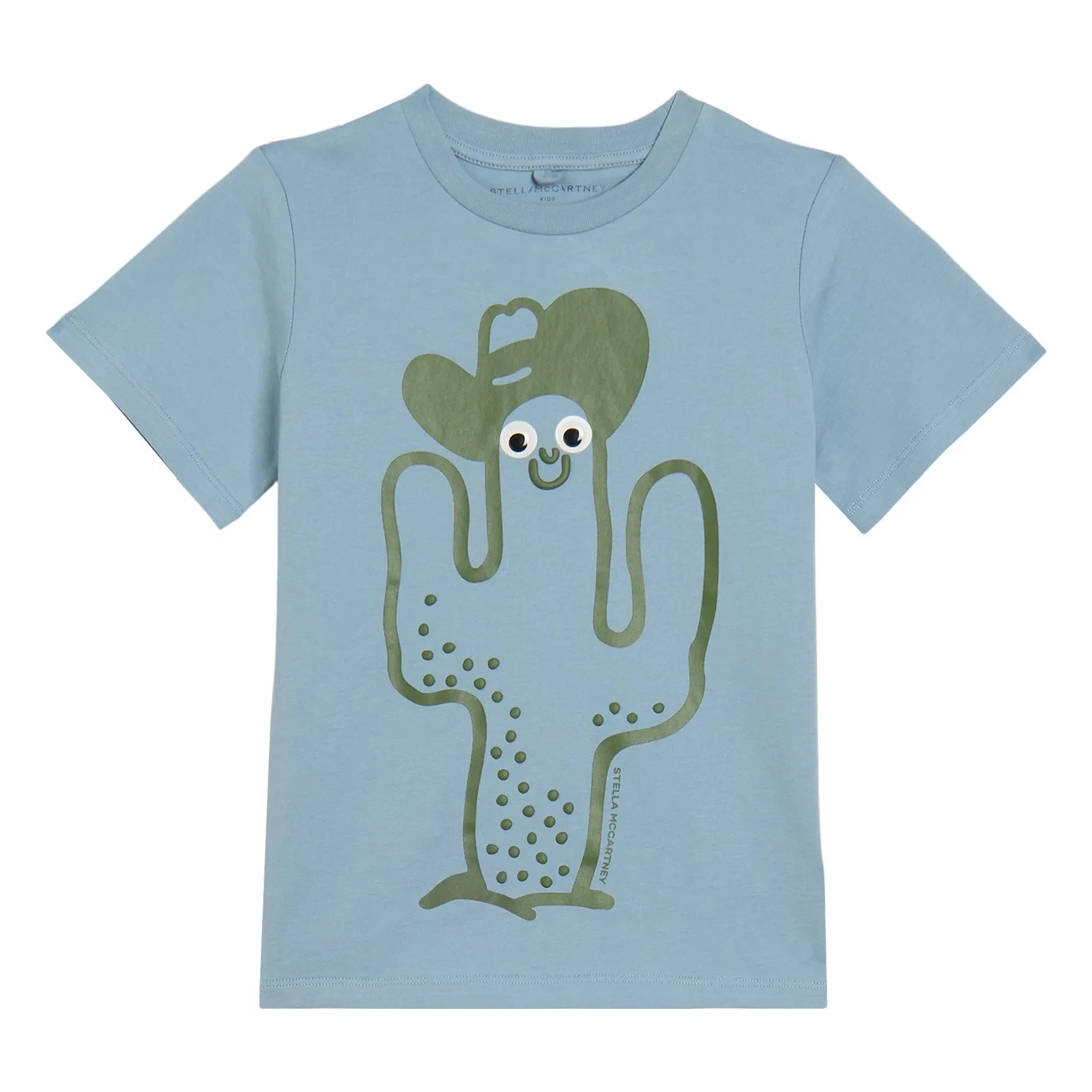 Stella McCartney Kids - Cactus Organik Pamuk Tişört | Mavi