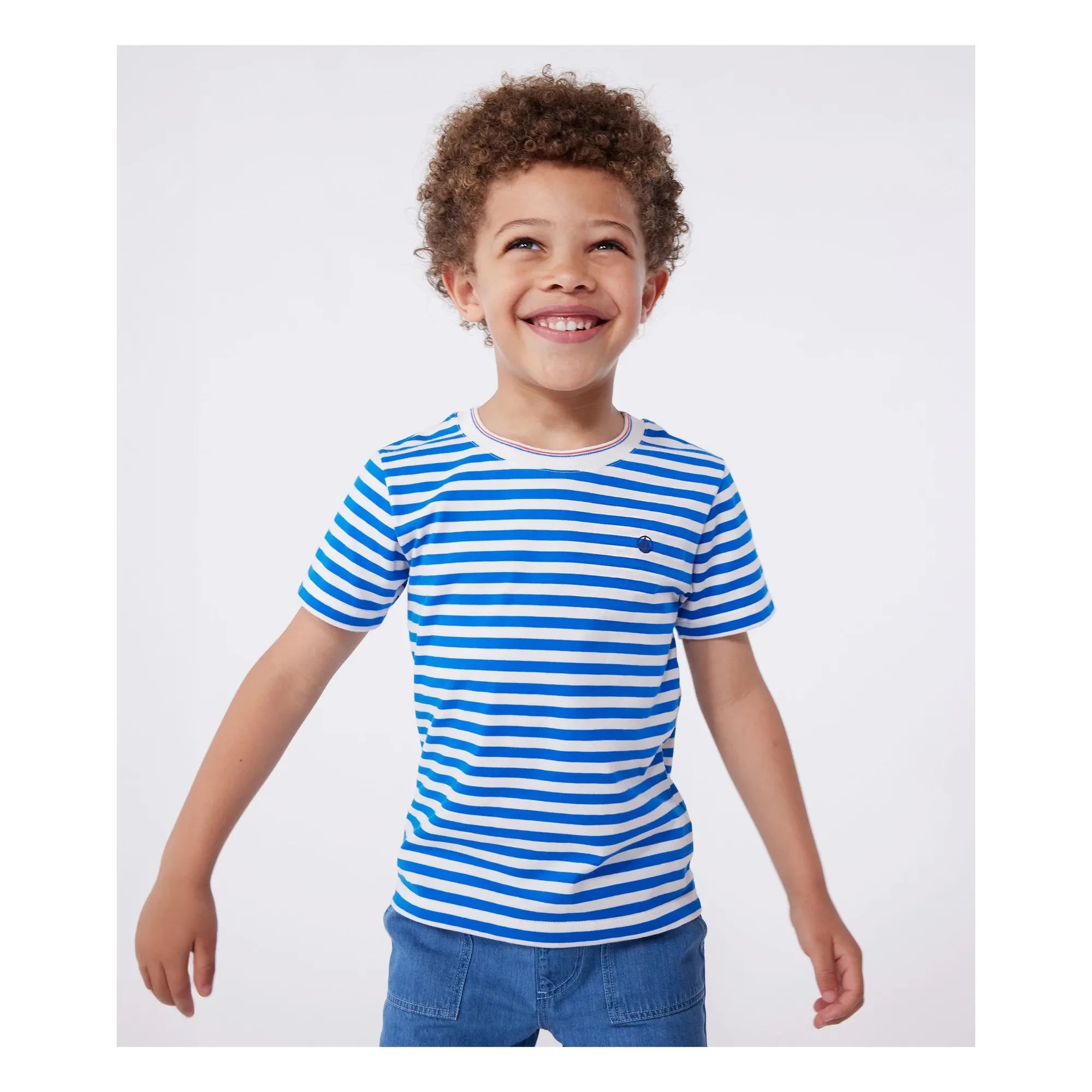 Petit Bateau - Bipbip Organic Cotton T-Shirt | Blue