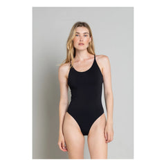 Smallable Woman - Amy 1-Piece Cross Back Swimsuit | Black