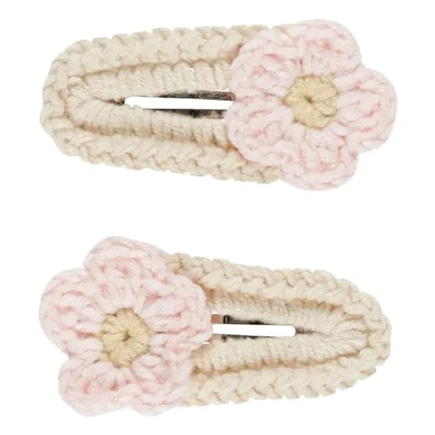 Rylee + Cru - 2-Piece Floral Hairpin Set | Pink