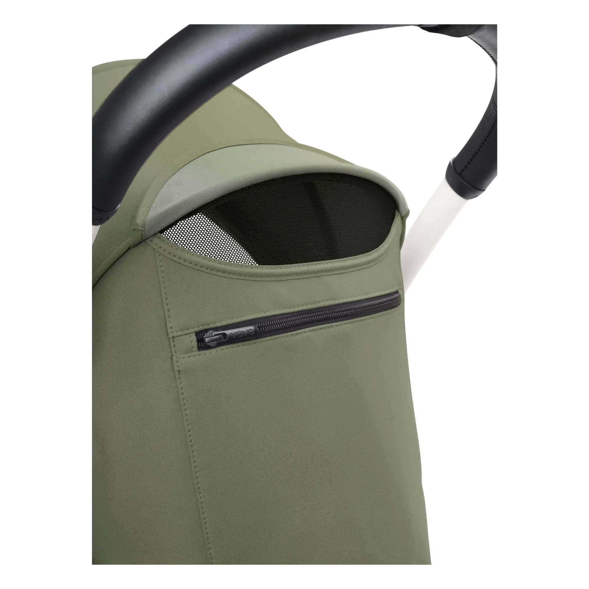 Stokke® - YOYO³ 6+ Baston Bebek Arabası Beyaz çerçeve | Zeytin