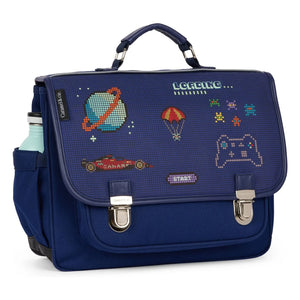 Caramel & Cie - Pixel Art Bag | Navy Blue
