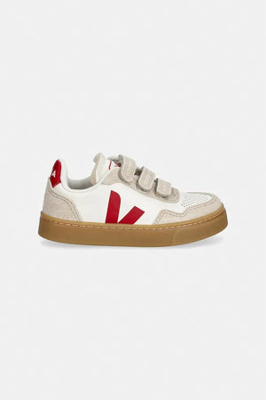 Kids' leather Veja Small V-90 sneakers