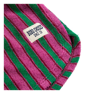 Bobo Choses - Striped Towel Shorts | Green