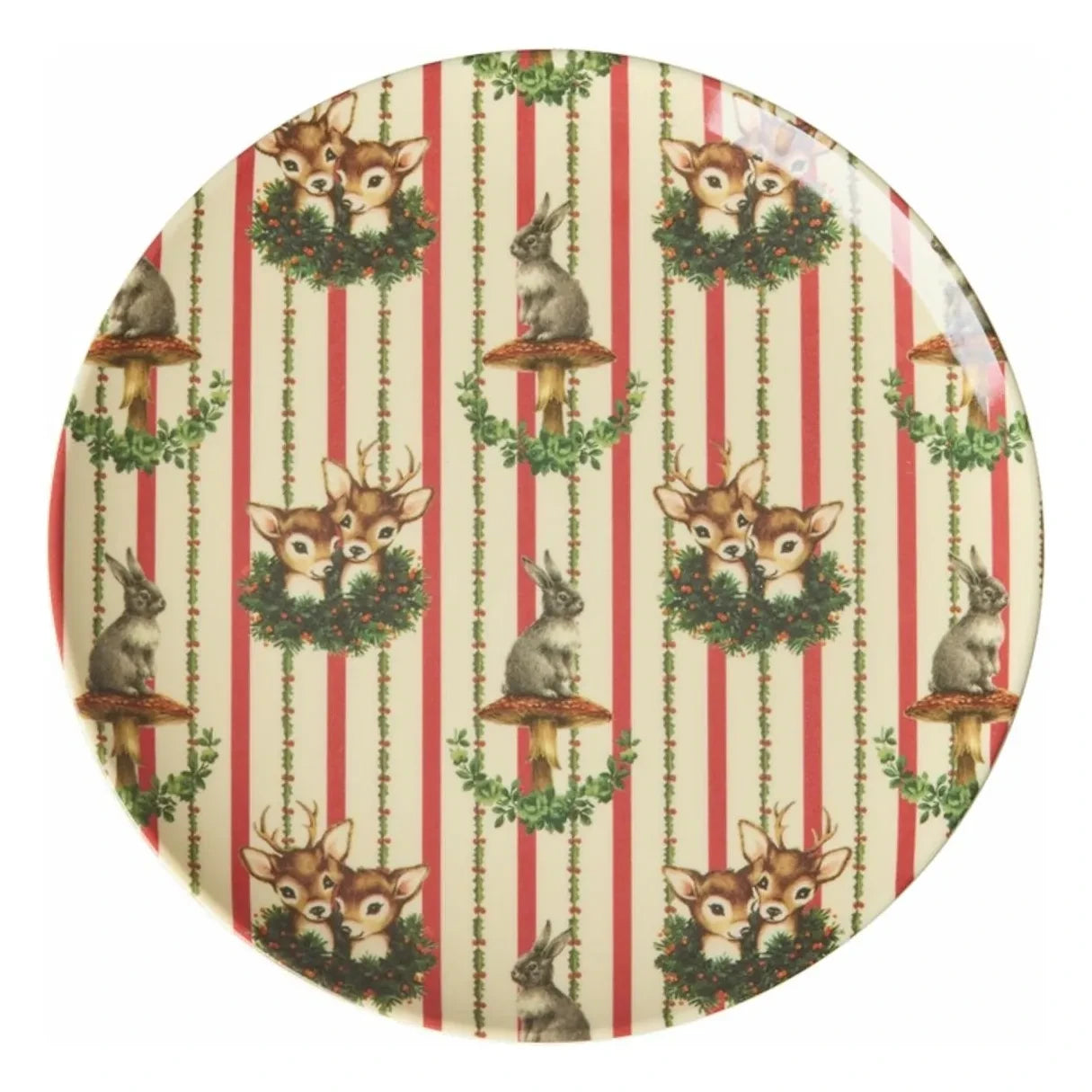 Rice - Sweet Forest Melamine Dessert Plate | Cream