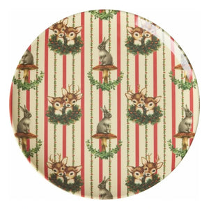 Rice - Sweet Forest Melamine Dessert Plate | Cream