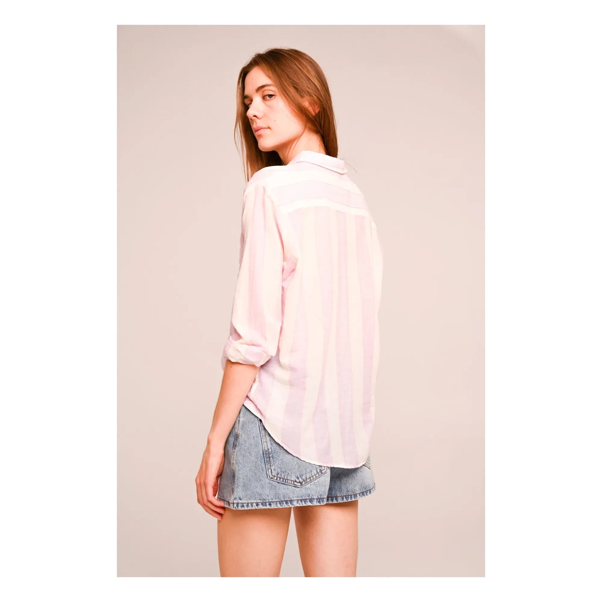 Sacrécoeur - Manon Cherry Shirt | Pink