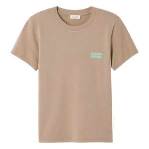 American Vintage - Ykobow Cotton T-Shirt | Beige