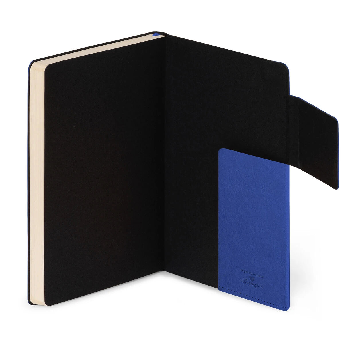 Legami - Notebook with Blank Pages and Monochrome Soft Cover - Eclectic Blue - My Notebook