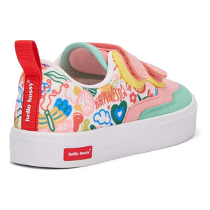 Hello Hossy - Happiness Scratch Sneakers | Pink