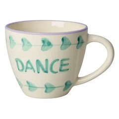 Rice - "Dance" Seramik Kupa | Soluk Yeşil